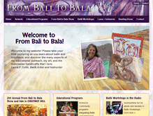Tablet Screenshot of frombalitobala.com